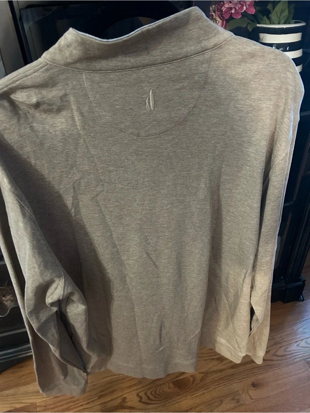 johnnie-O Men's Quarter-Zip Pullover - Light Taupe